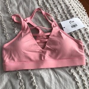 Zyia pink grid bra